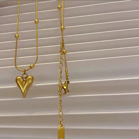 Irregular Heart Necklace