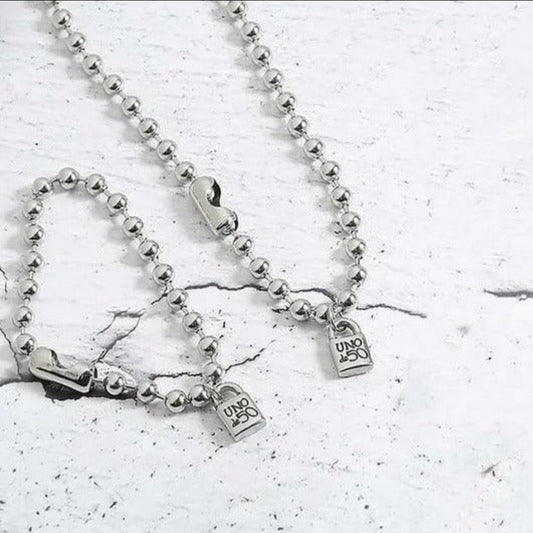 UNO de 50 Small Beads Lock Set