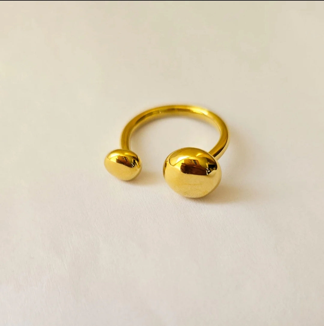 Style Circle Gold Open Ring