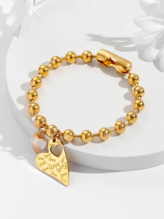 Chunky Sweet Heart Bracelet