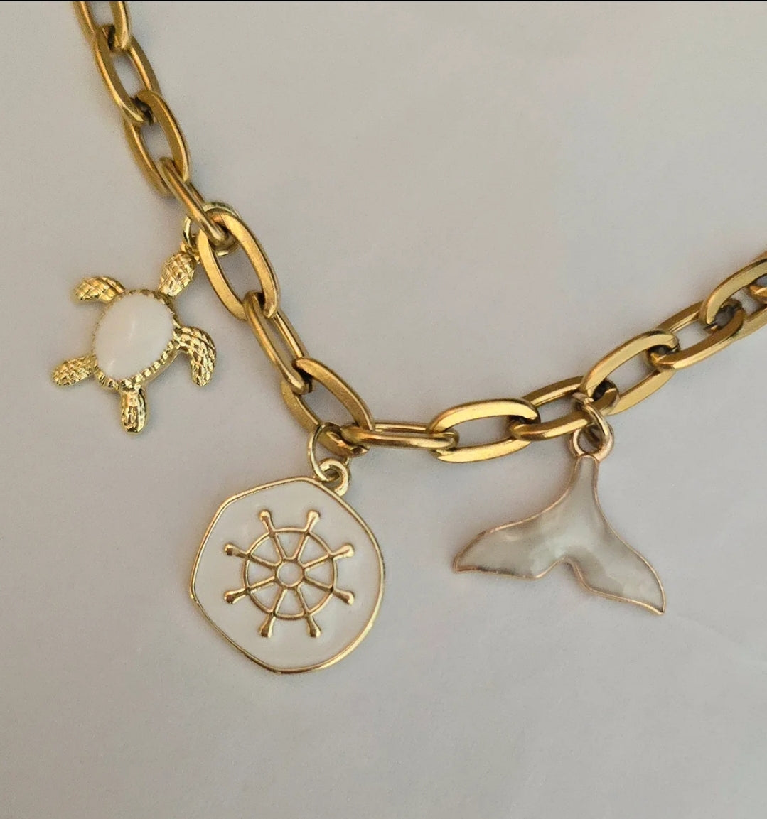 Summer Beach Charm Necklace