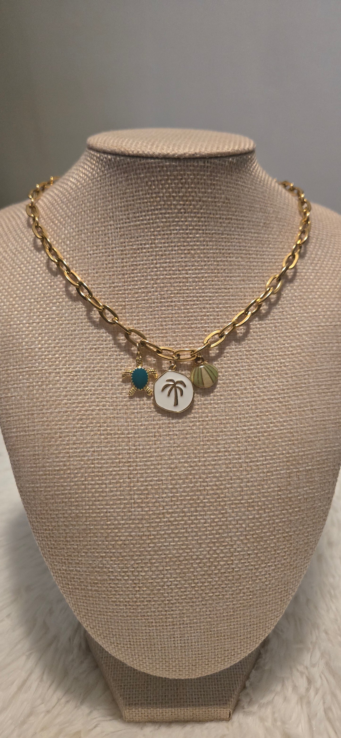 Summer Beach Charm Necklace