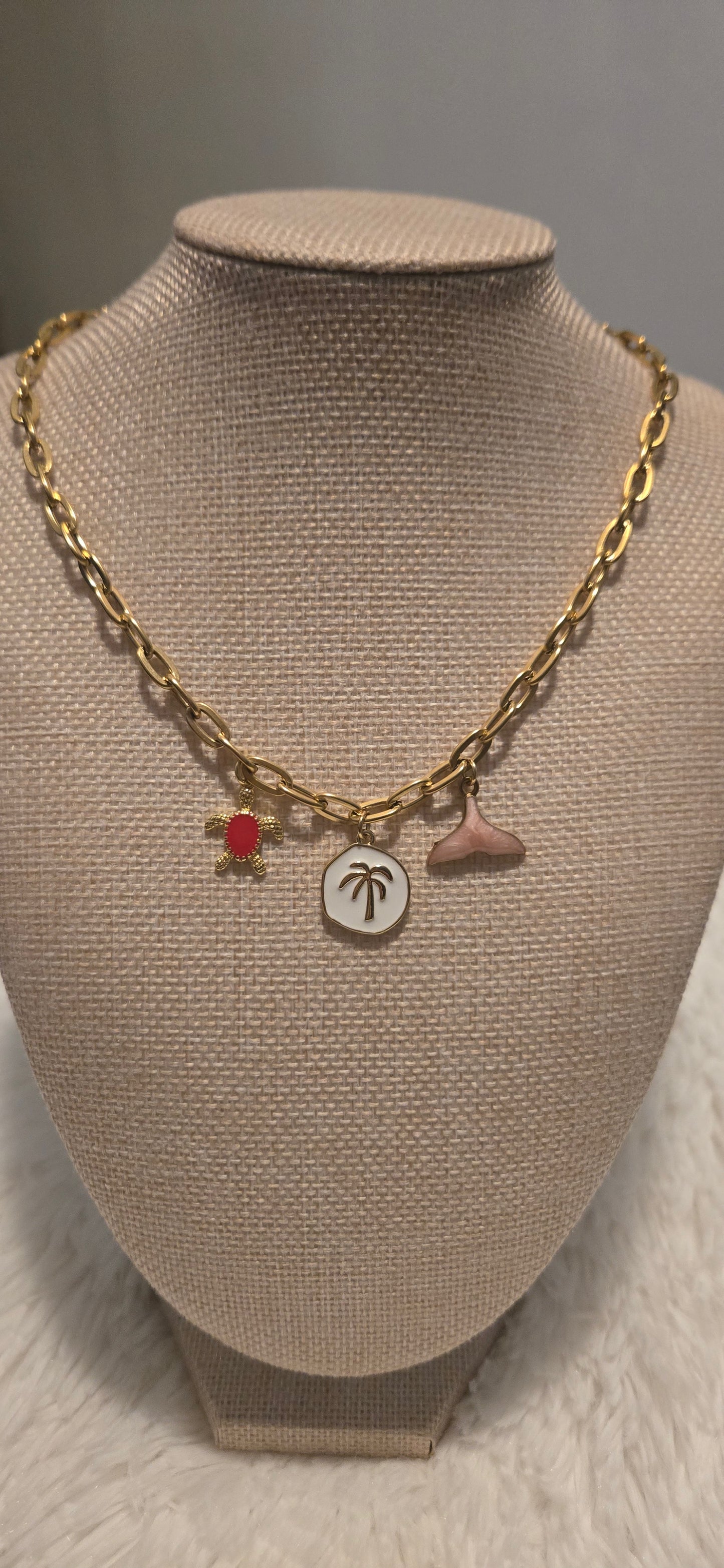 Summer Beach Charm Necklace